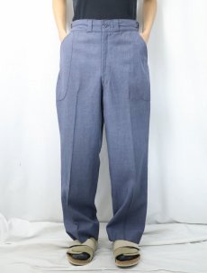 画像2: 50〜60's Penn Garment Co. ウールワークパンツ W31 (2)