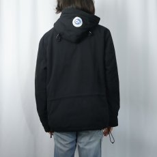 画像3: NAPAPIJRI 中綿入り 裏フリース アノラックパーカー BLACK (3)