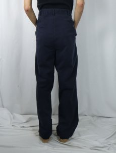 画像3: POLO Ralph Lauren "POLO CHINO" 2タック コットンチノトラウザーズ NAVY W35 (3)