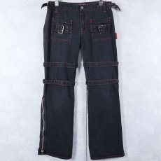 画像1: TRIPP NYC ボンテージパンツ BLACK W27-31 (1)