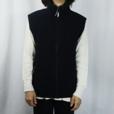 画像2: 90's BLACK DIAMOND USA製 フリースベスト BLACK XL (2)