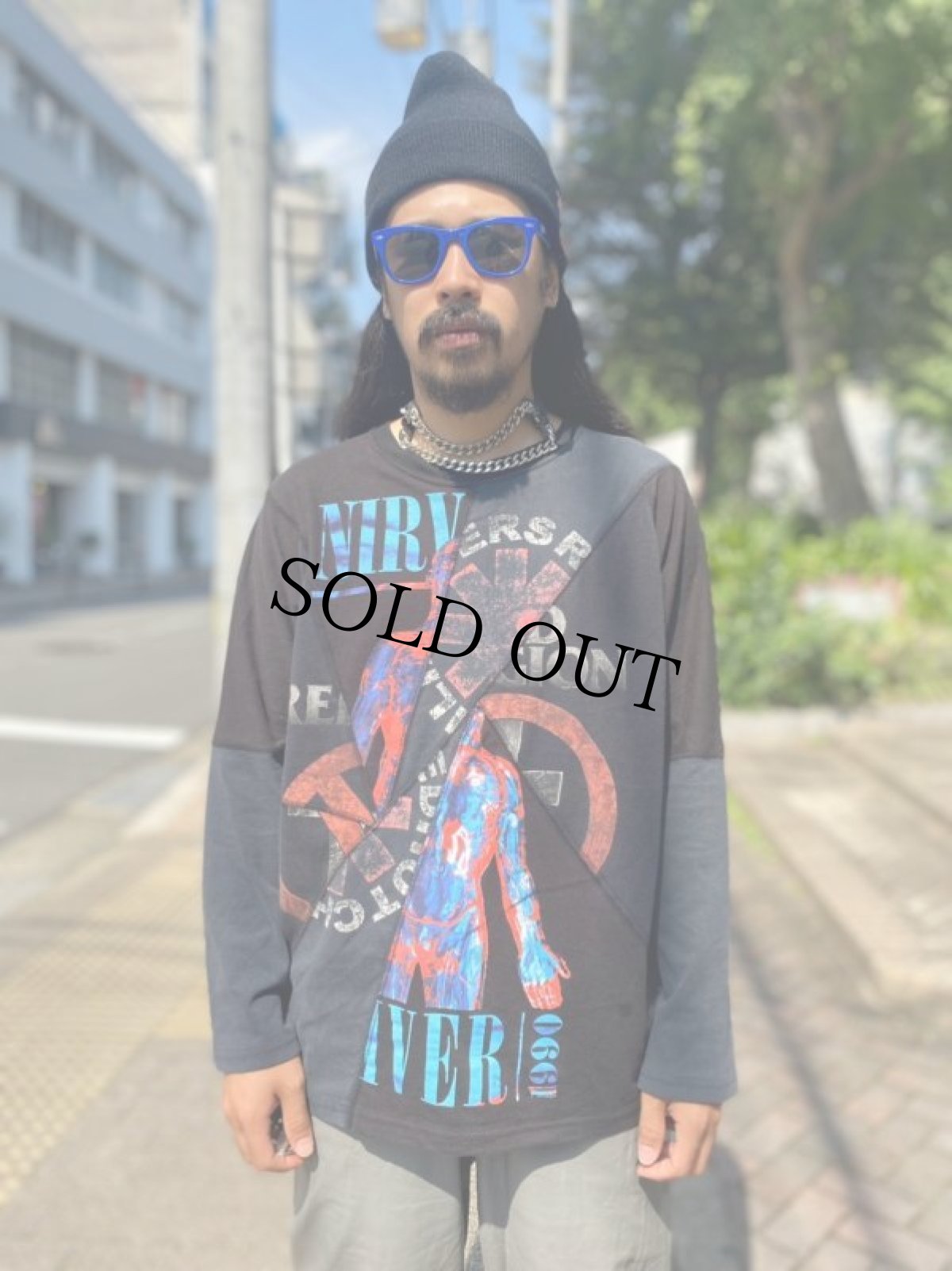 画像4: Feeet2nd別注 ink CRACK L/S Special BLACK  【M】 (4)