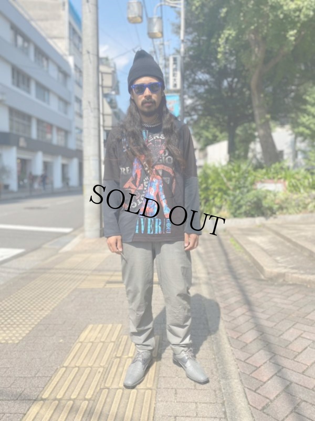 画像2: Feeet2nd別注 ink CRACK L/S Special BLACK  【M】 (2)