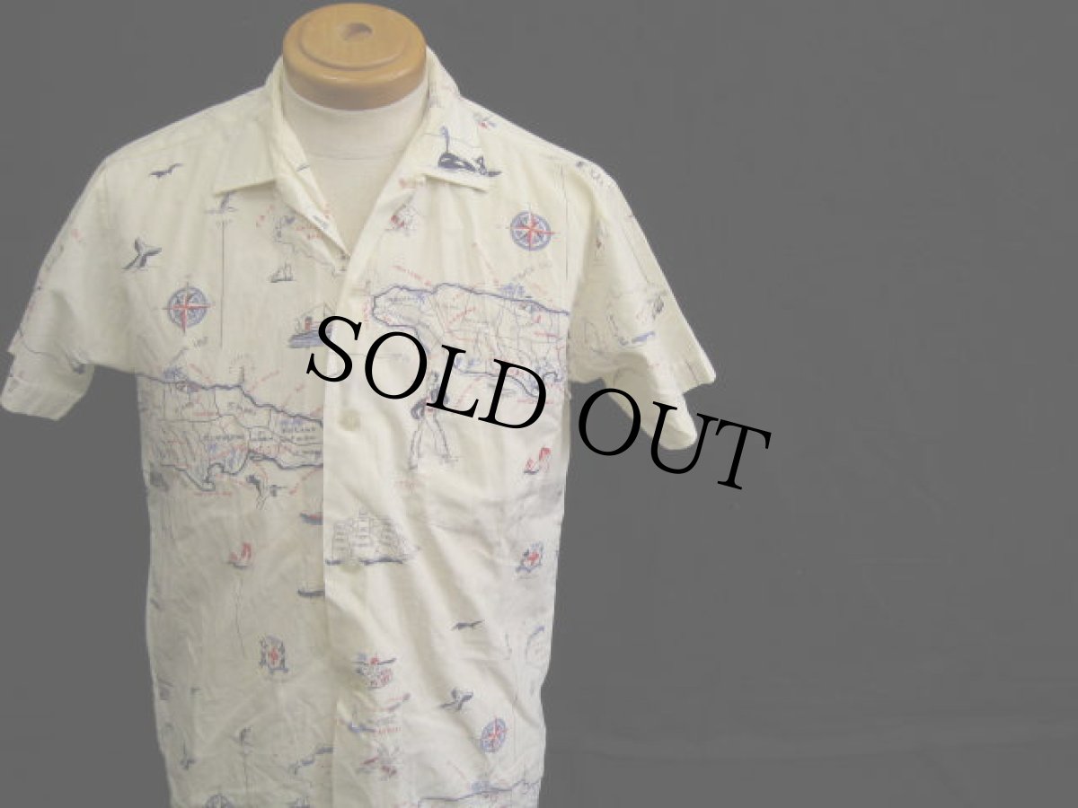 画像1: 60's HAWAIIAN SHIRT (1)