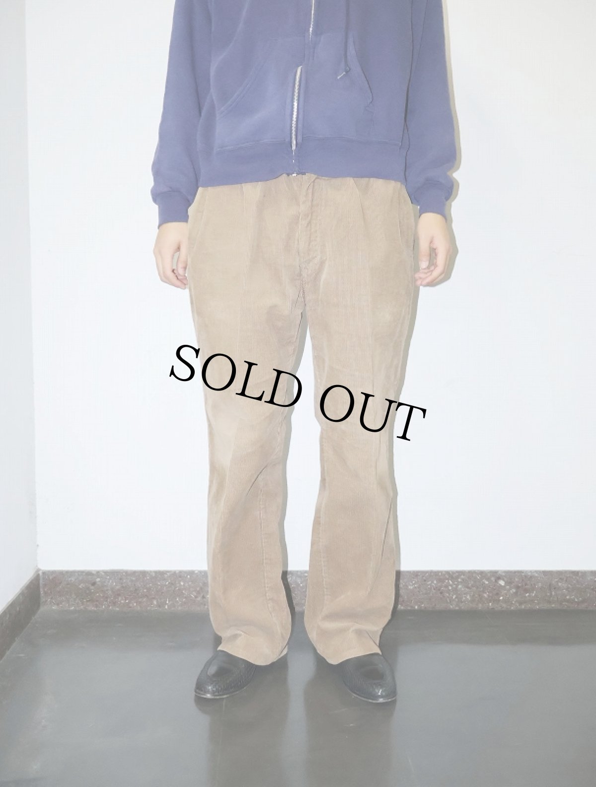 画像3: 80〜90's Hobie USA製 太畝コーデュロイ イージーパンツ (3)