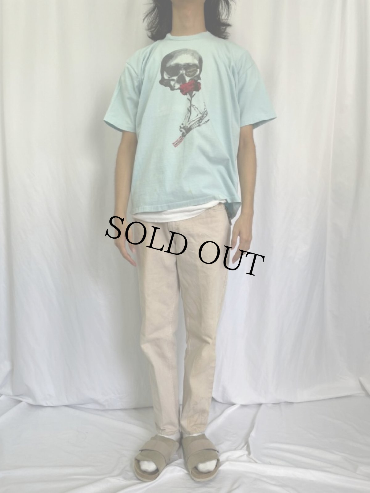 画像2: 90's "MACABRE MUSEUM" 医療博物館 スカルプリントTシャツ XL (2)