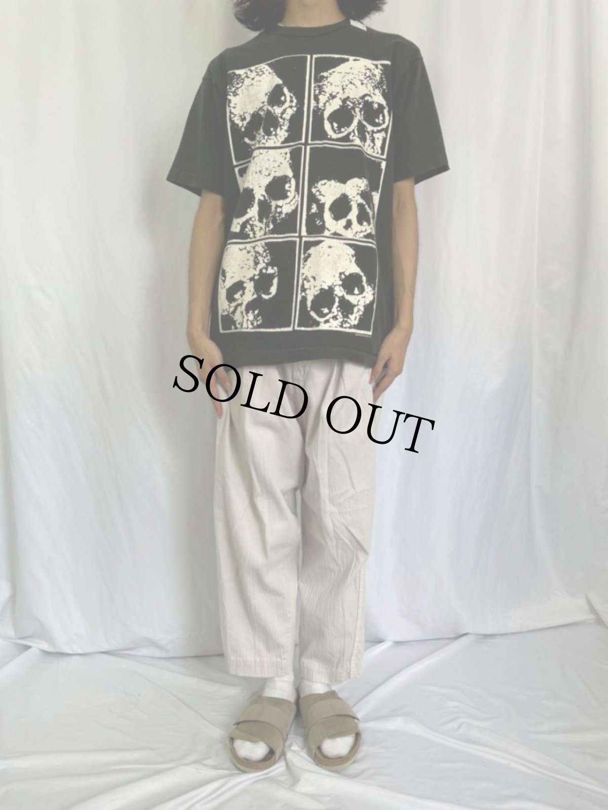 画像2: 90's スカルプリントTシャツ (2)