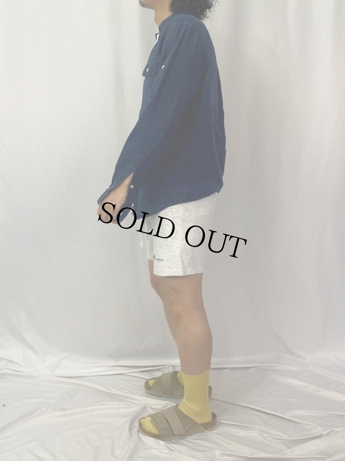 画像3: POLO Ralph Lauren リネンシャツ S (3)