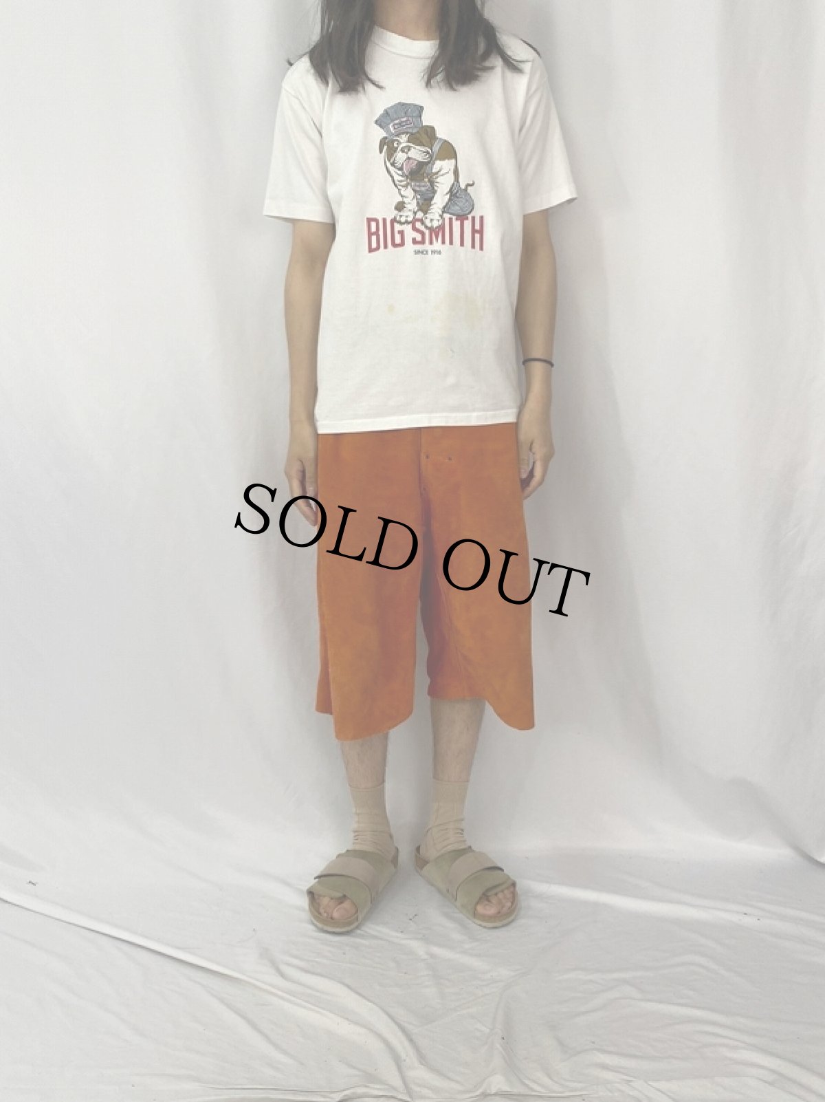 画像3: 90's BIGSMITH ブルドッグプリントTシャツ (3)