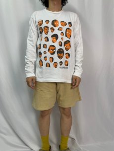 画像2: 19AW Supreme USA製 "Faces" プリントロンT M (2)