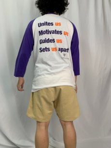 画像7: FedEx ロゴプリントラグランTシャツ (7)