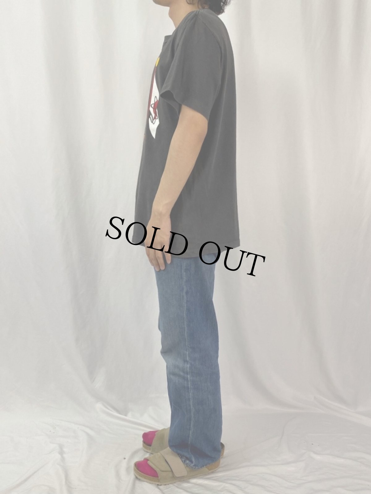 画像3: 90's Looney Tunes USA製 マービン・ザ・マーシャン キャラクタープリントTシャツ L (3)