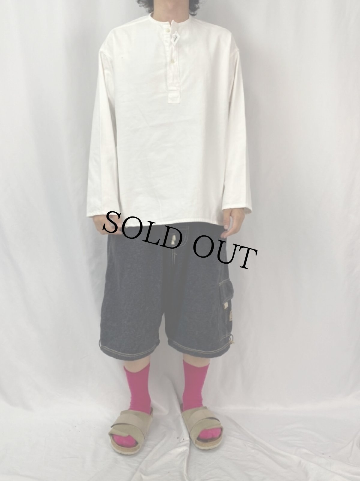 画像2: ロシア軍 ヘンリーネックスリーピングシャツ (2)