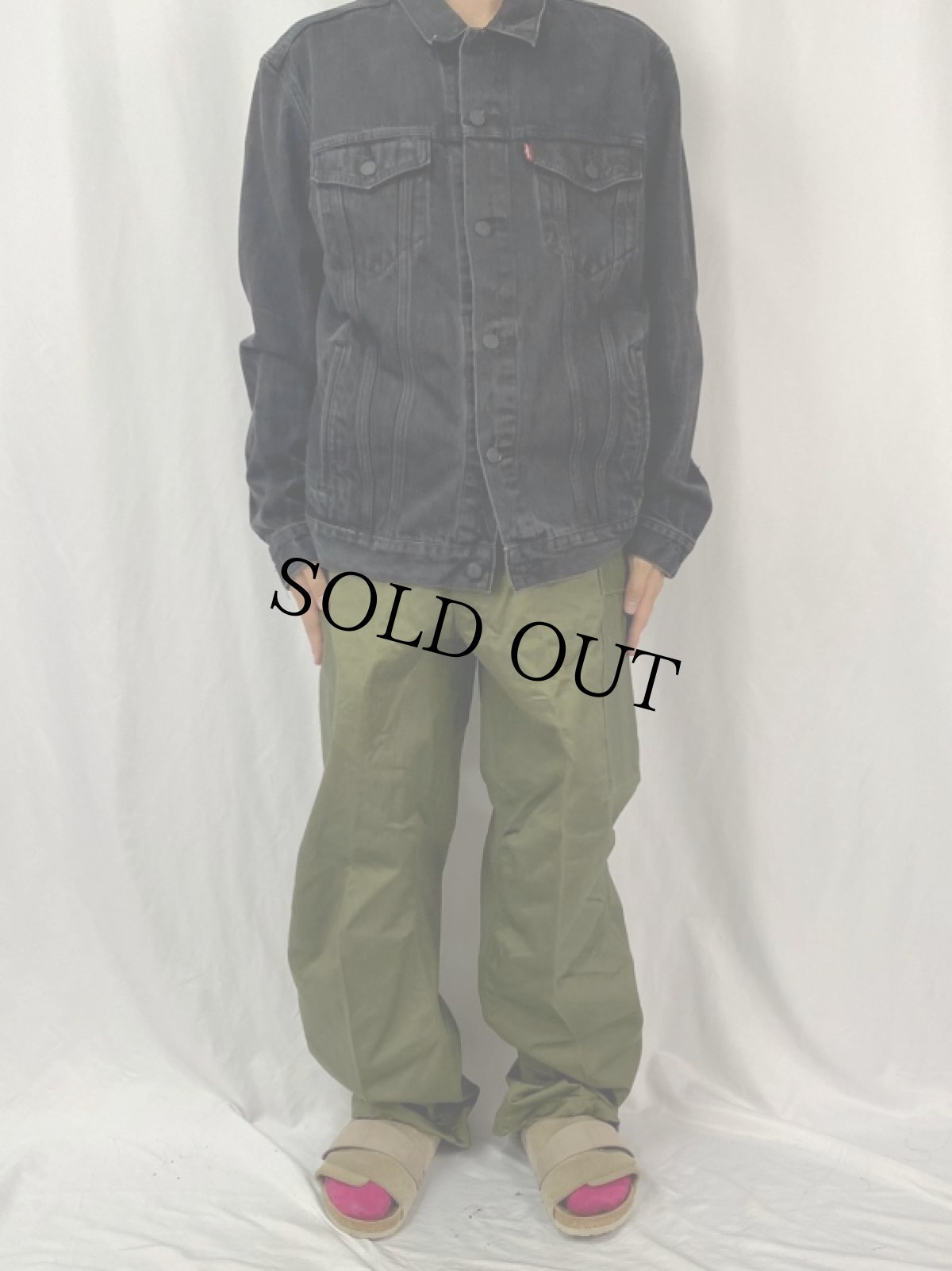 画像2: 60's U.S.ARMY M-51 フィールドパンツ DEADSTOCK LONG-SMALL (2)