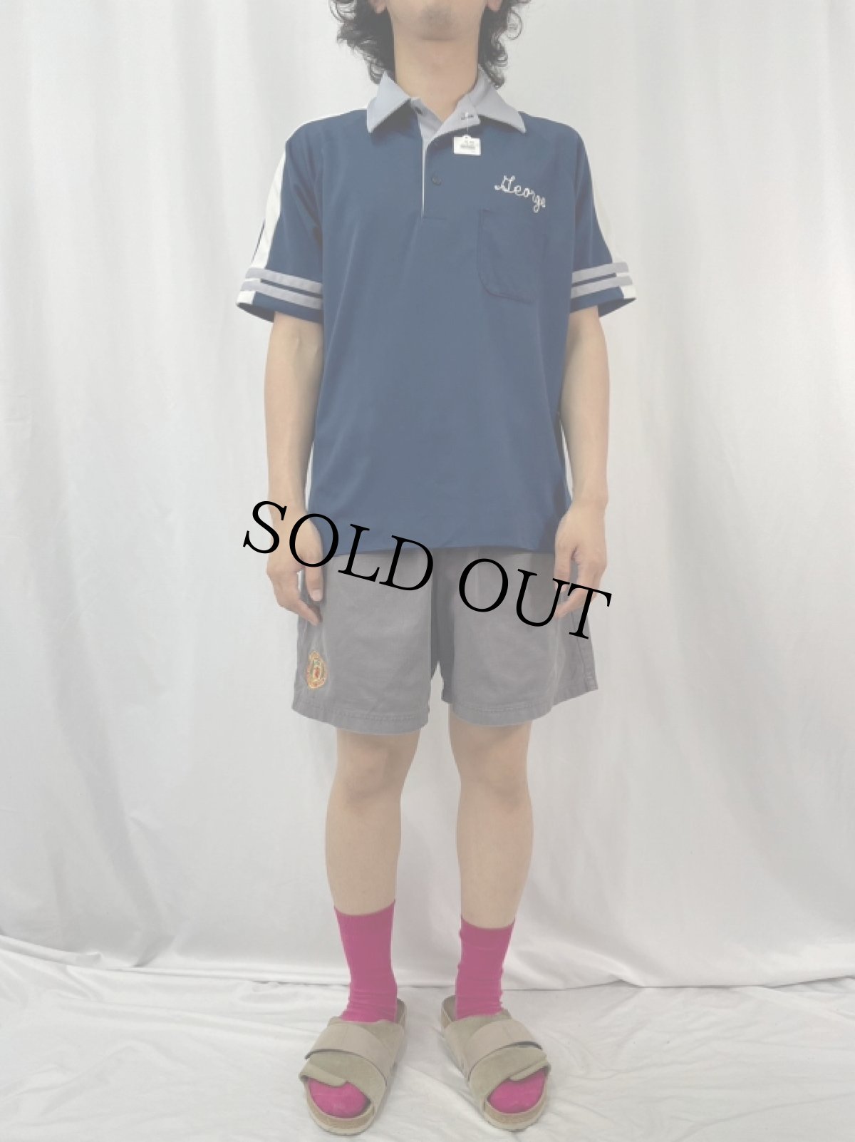 画像3: 70's King Louie USA製 バーガーショップ プリントボーリングシャツ ML (3)