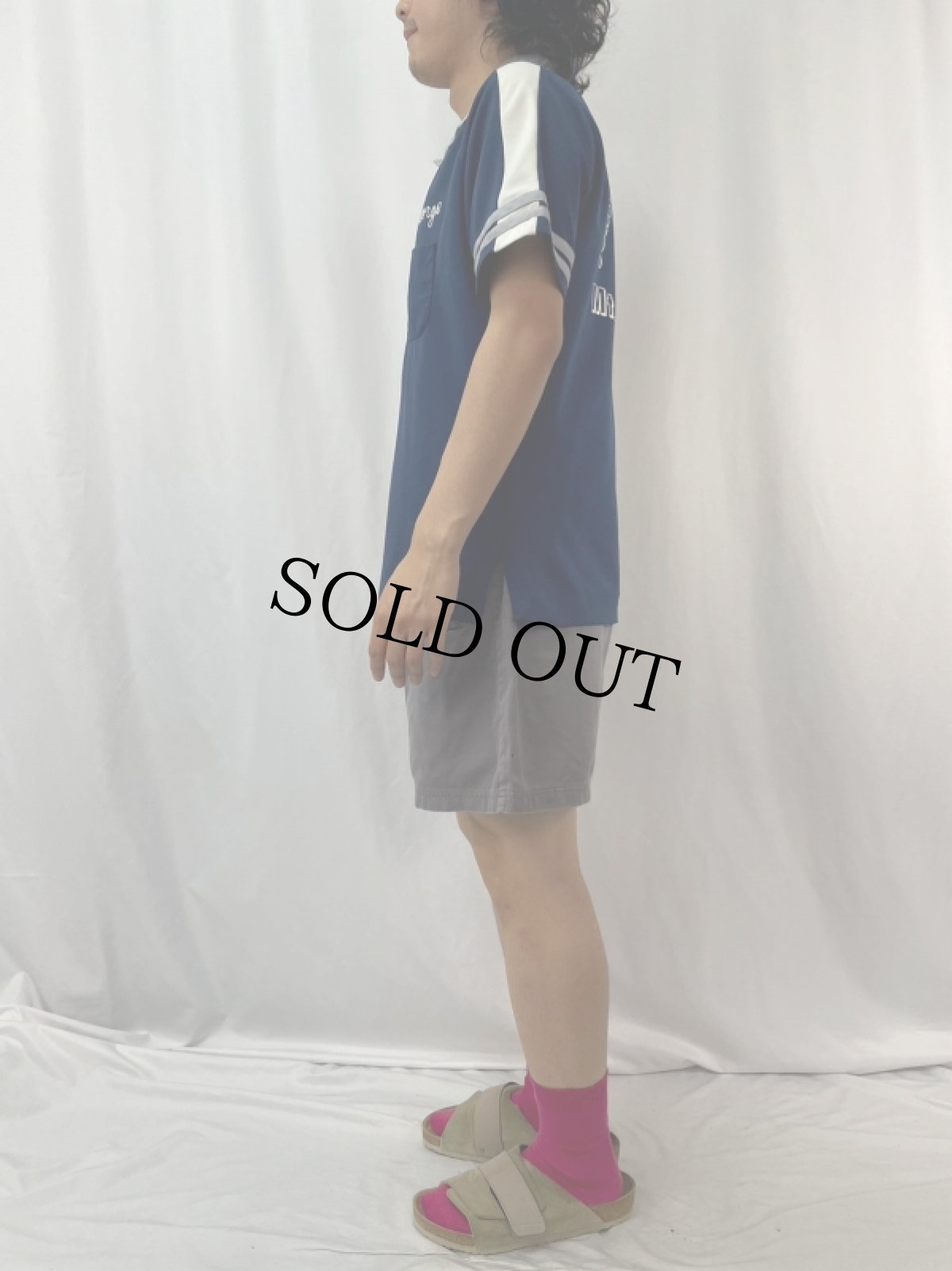 画像4: 70's King Louie USA製 バーガーショップ プリントボーリングシャツ ML (4)