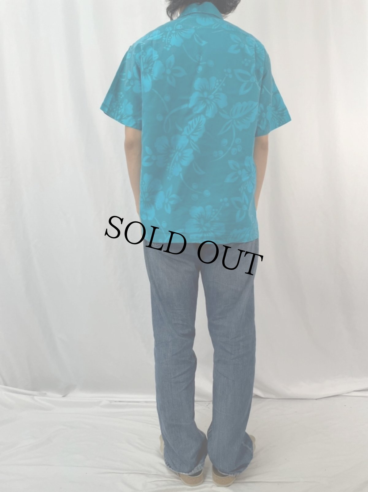 画像4: 70〜80's Specially Hand Made By Florence ハワイアンシャツ (4)