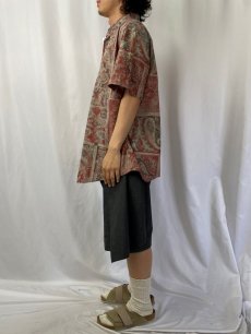 画像3: Ralph Lauren ”CUSTOM FIT" ペイズリー柄 コットンボタンダウンシャツ XXL (3)
