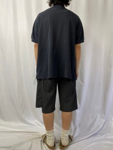 画像4: 70〜80’s CHEMISE LACOSTE FRANCE製 ロゴワッペンポロシャツ BLACK SIZE8 (4)