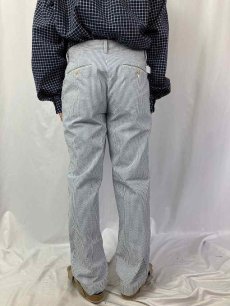 画像4: POLO Ralph Lauren "SUFFIELD PANT" ストライプ柄 シアサッカーパンツ W33 (4)