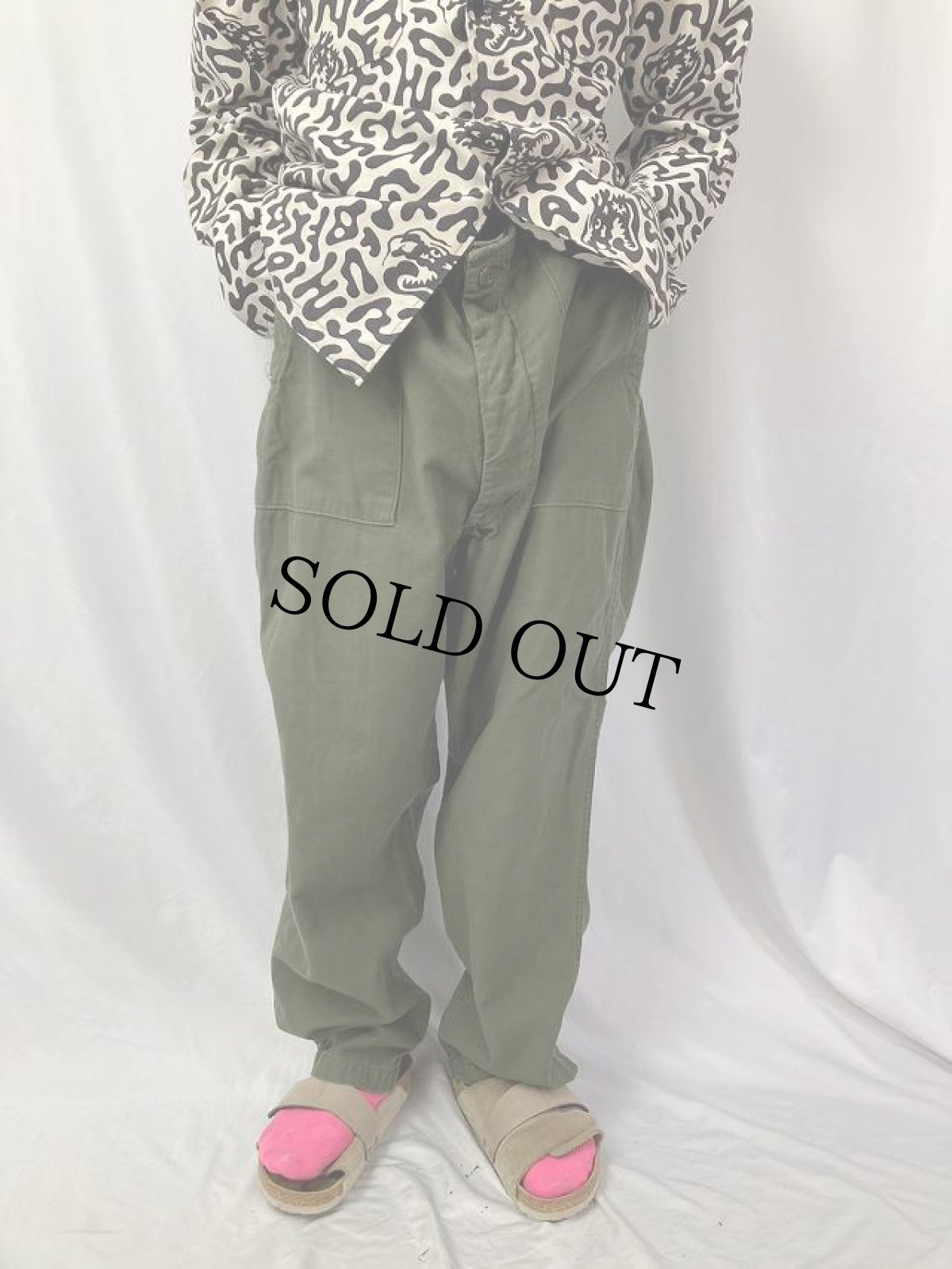 画像2: 70's U.S.ARMY ベイカーパンツ W39 (2)