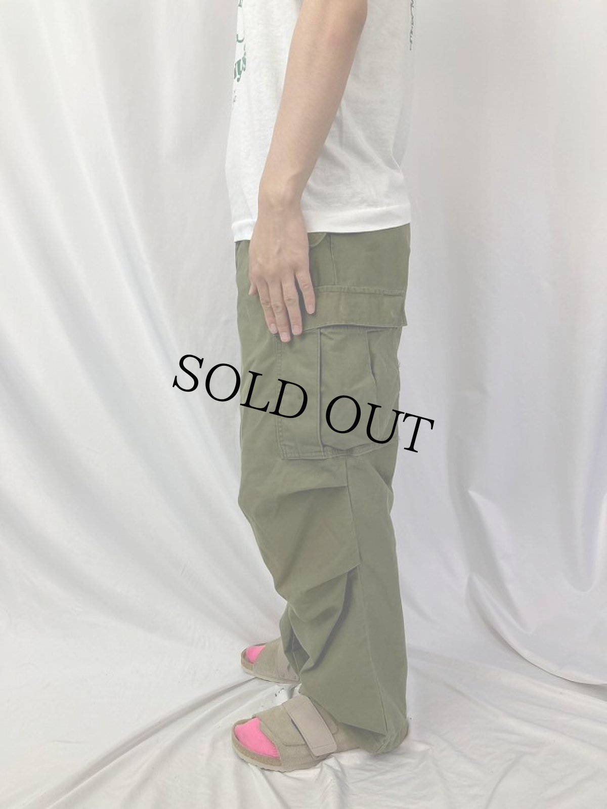 画像3: 70's U.S.ARMY M-65 フィールドパンツ SMALL-REGULAR (3)