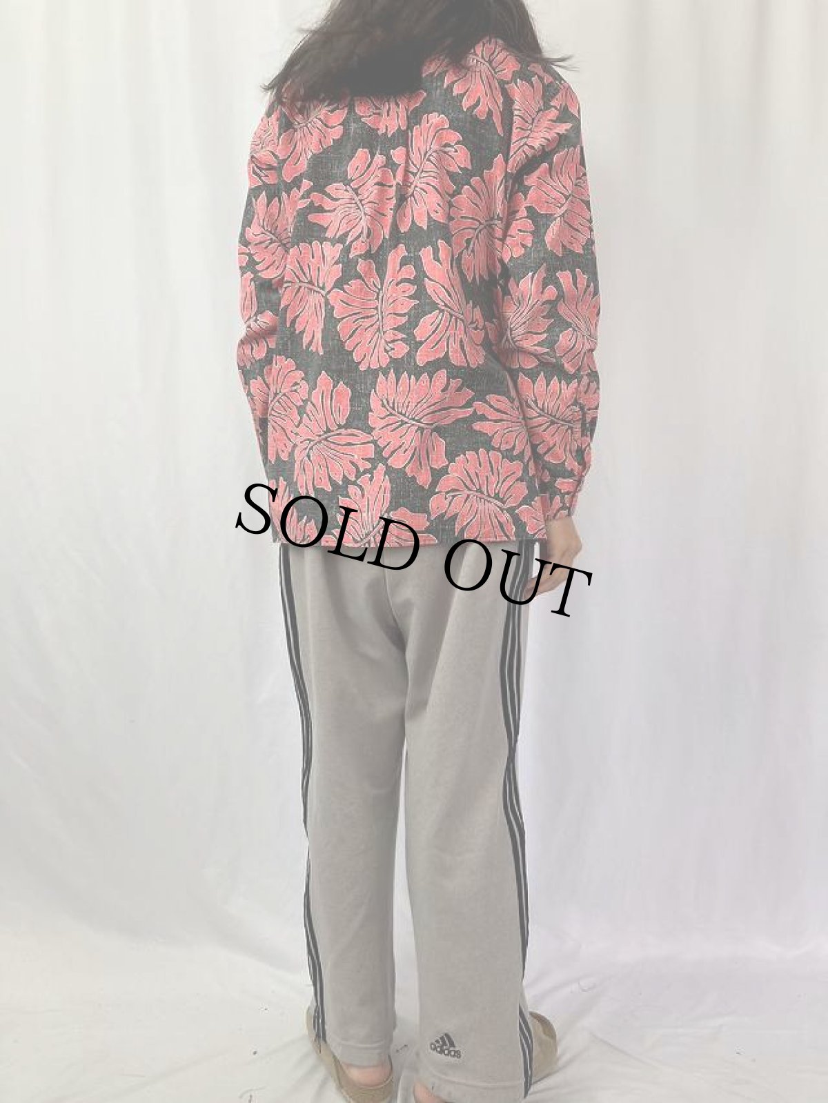 画像4: 90's Reyn Spooner リーフ柄 スプーナークロス ボタンダウンシャツ L (4)