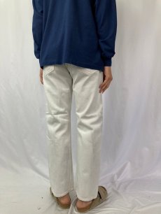 画像4: 90's Levi's 501 USA製 ホワイトデニムパンツ W31 (4)