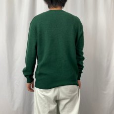 画像3: 70〜80's CHEMISE LACOSTE FRANCE製 Vネック ウール×アクリルニットセーター SIZE4 (3)