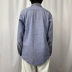 画像3: 70's WORK WEAR CORPORATION USA製 ヘリンボーン織り ワークシャツ SIZE15-15 1/2 (3)