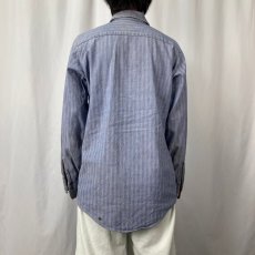 画像3: 【SALE】 70's WORK WEAR CORPORATION USA製 ヘリンボーン織り ワークシャツ SIZE15-15 1/2 (3)