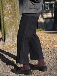 画像1: 40's〜 THE C.E. WARD co サイドライン ウールセレモニーパンツ NAVY W26 (1)