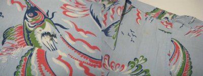 画像2: 50's COTTON ALOHA SHIRT