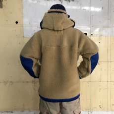 画像6: COMFY OUTDOOR GARMENT "RABBIT HOODIE" BEIGE×BLUE 【S】 (6)