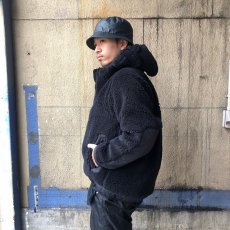 画像4: COMFY OUTDOOR GARMENT "RABBIT HOODIE" BLACK×BLACK 【M】 (4)