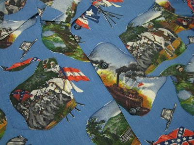 画像2: 60's AMERICAN CIVIL WAR PICTURE ALOHA  SHIRT