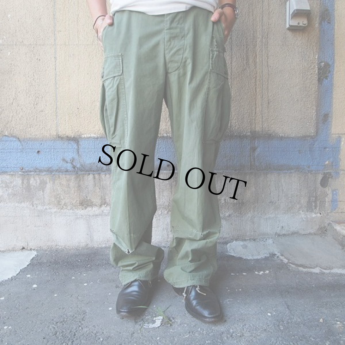 画像4: 60's US.MILITARY ジャングルファティーグパンツ 1st W27-29 (4)