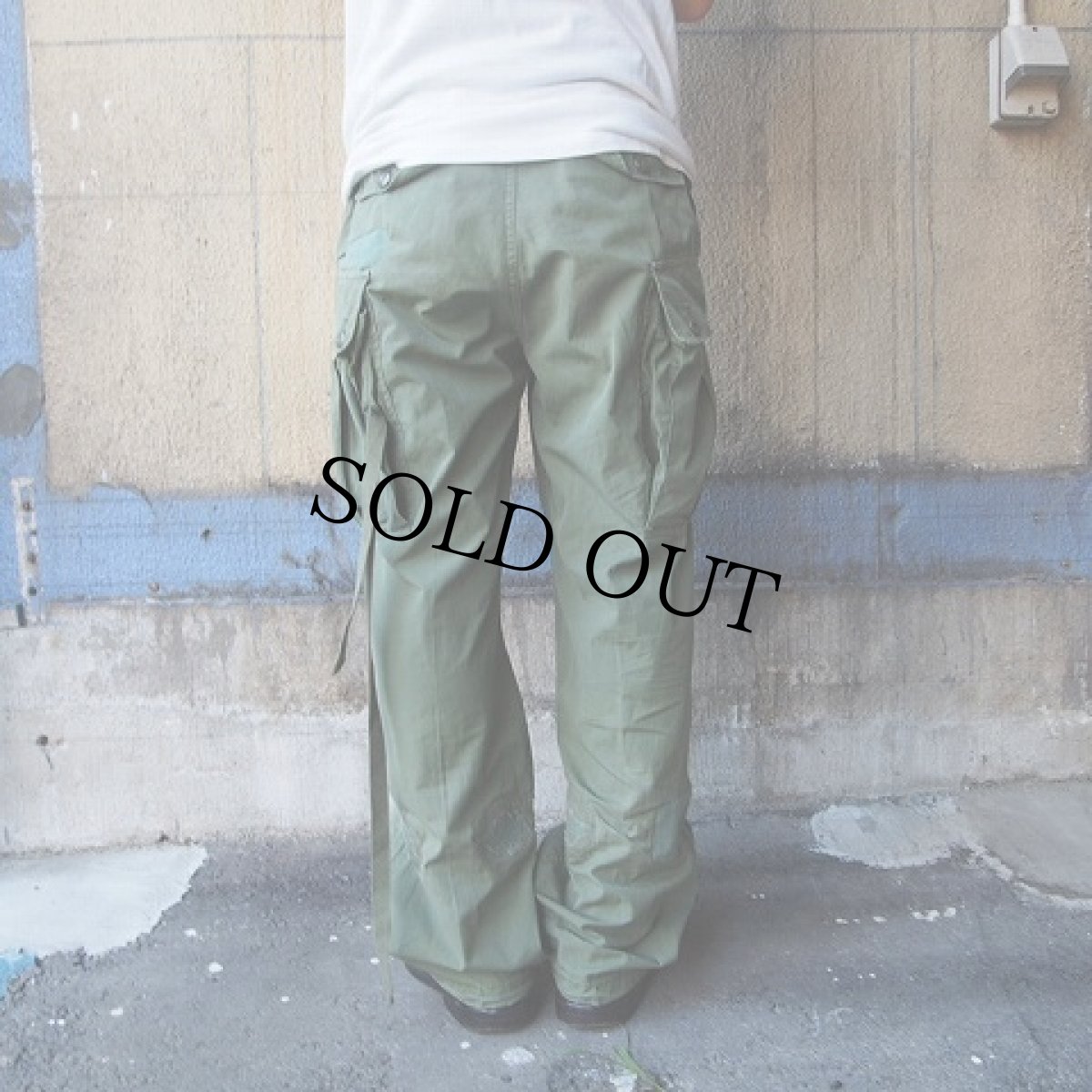 画像5: 60's US.MILITARY ジャングルファティーグパンツ 1st W27-29 (5)