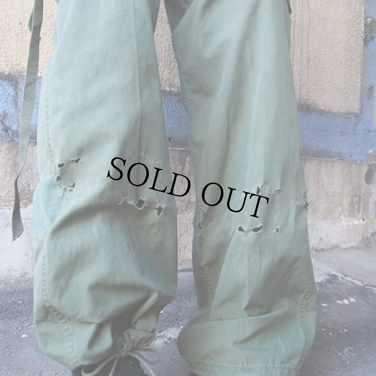 画像10: 60's US.MILITARY ジャングルファティーグパンツ 1st W27-29 (10)