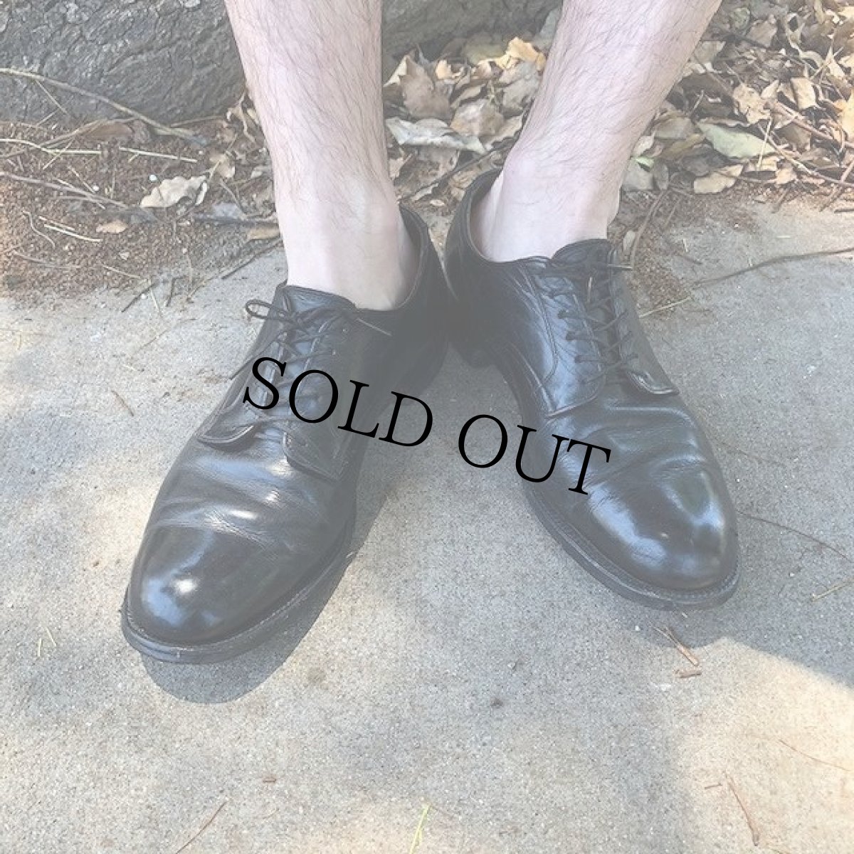 画像2: 60's U.S. NAVY Service Shoes size 9 (2)