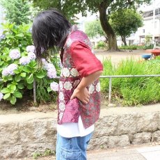 画像6: ink "BANDANA PATTERN SHIRT" RED TONE 【M】 (6)