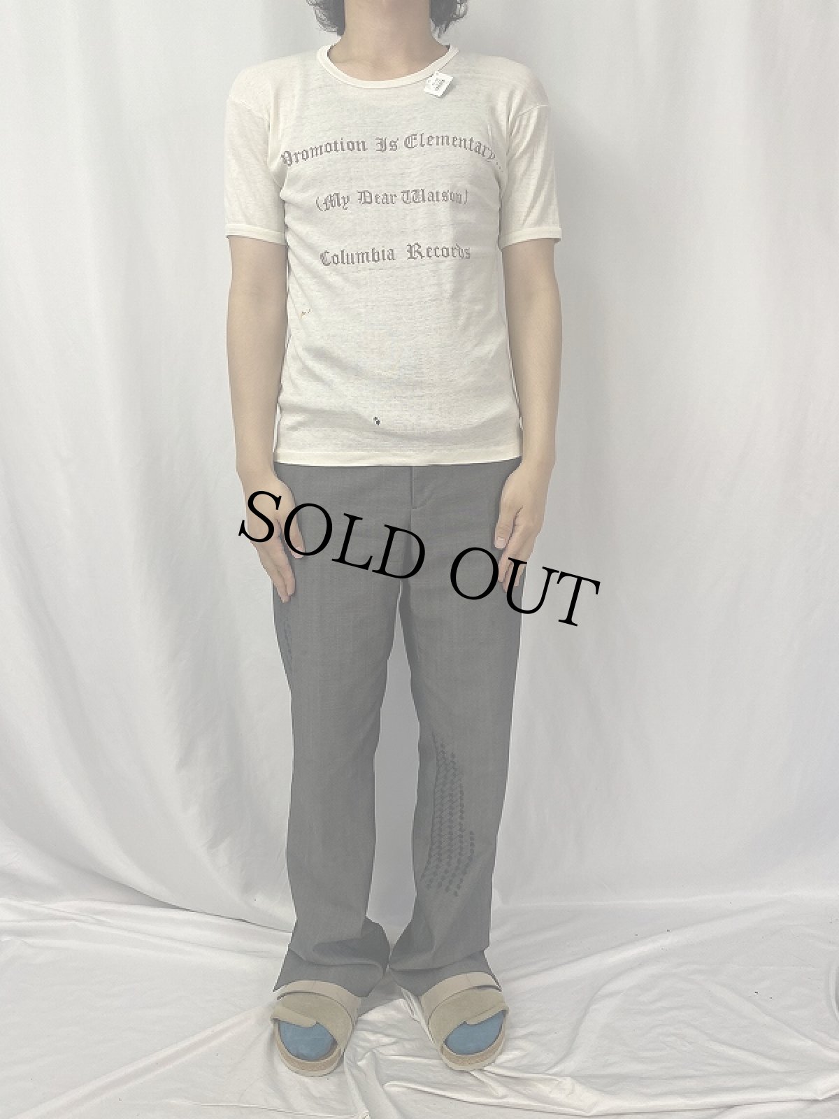 画像3: 1977 Columbia Records "Rromotion Us Elementary..." プリントTシャツ (3)