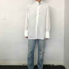 画像6: 30〜40's A Sulka & Company "襟付き" ノーカラー Shirt (6)