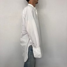 画像4: 30〜40's A Sulka & Company "襟付き" ノーカラー Shirt (4)