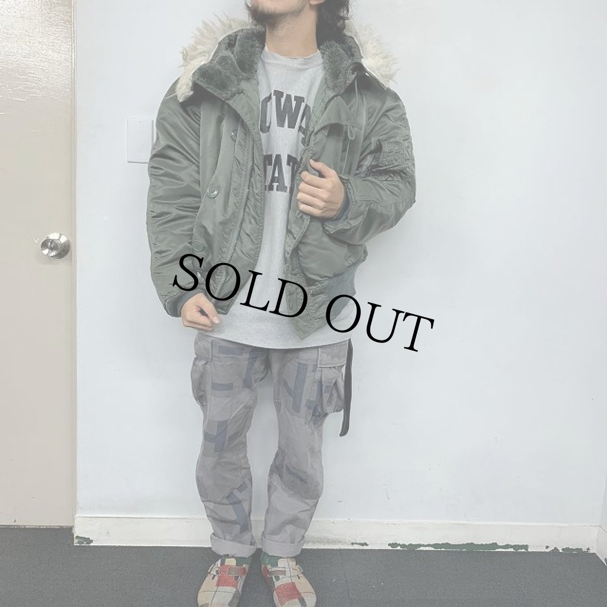 画像2: 80's U.S.AF N-2B フライトジャケット (2)