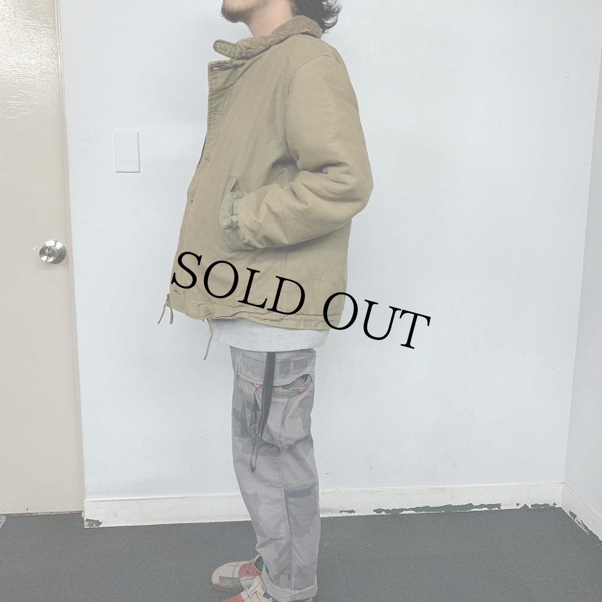 画像4: 50's US.NAVY N-1 ステンシル入り デッキジャケット (4)