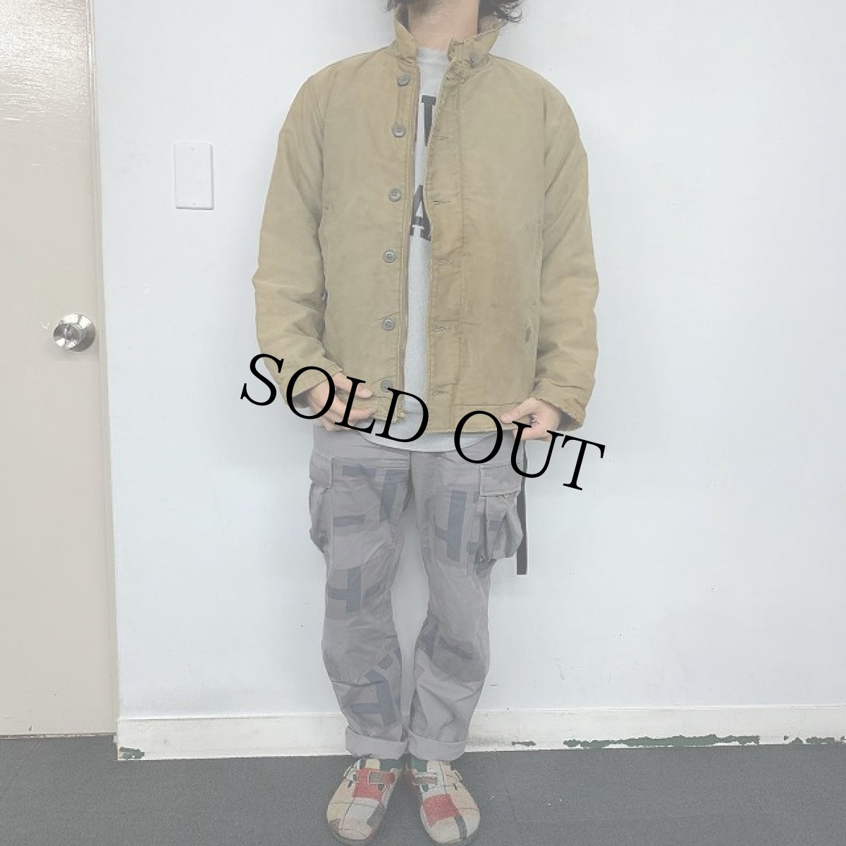 画像2: 40's US.NAVY N-1 デッキジャケット (2)