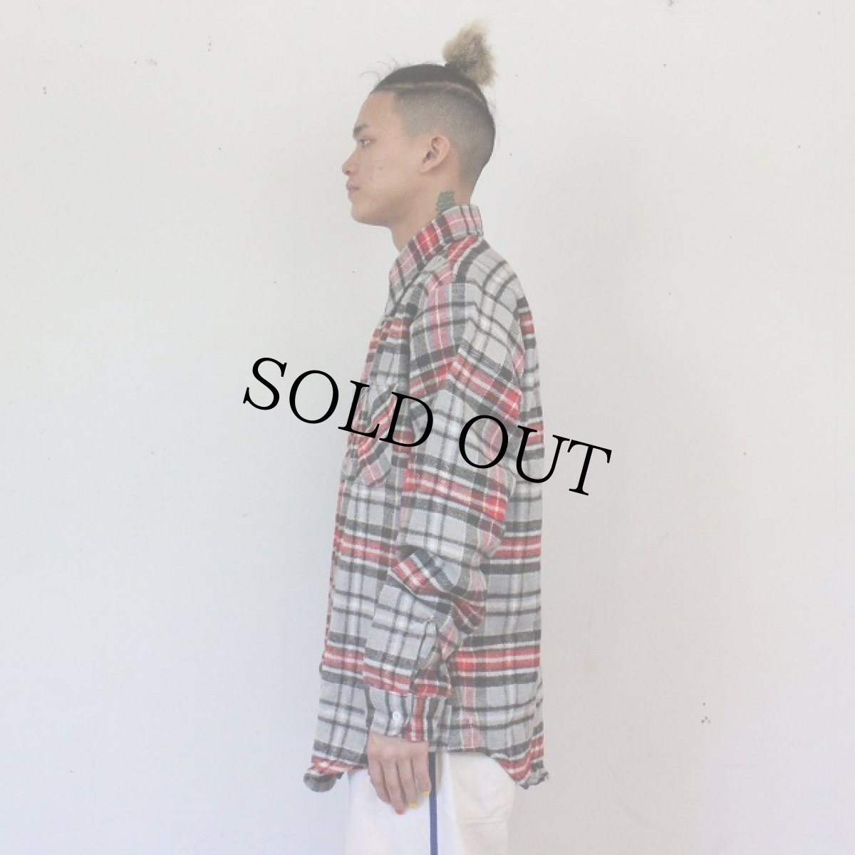 画像3: 70's BIGMAC チェック柄 コットンネルシャツ DEADSTOCK (3)