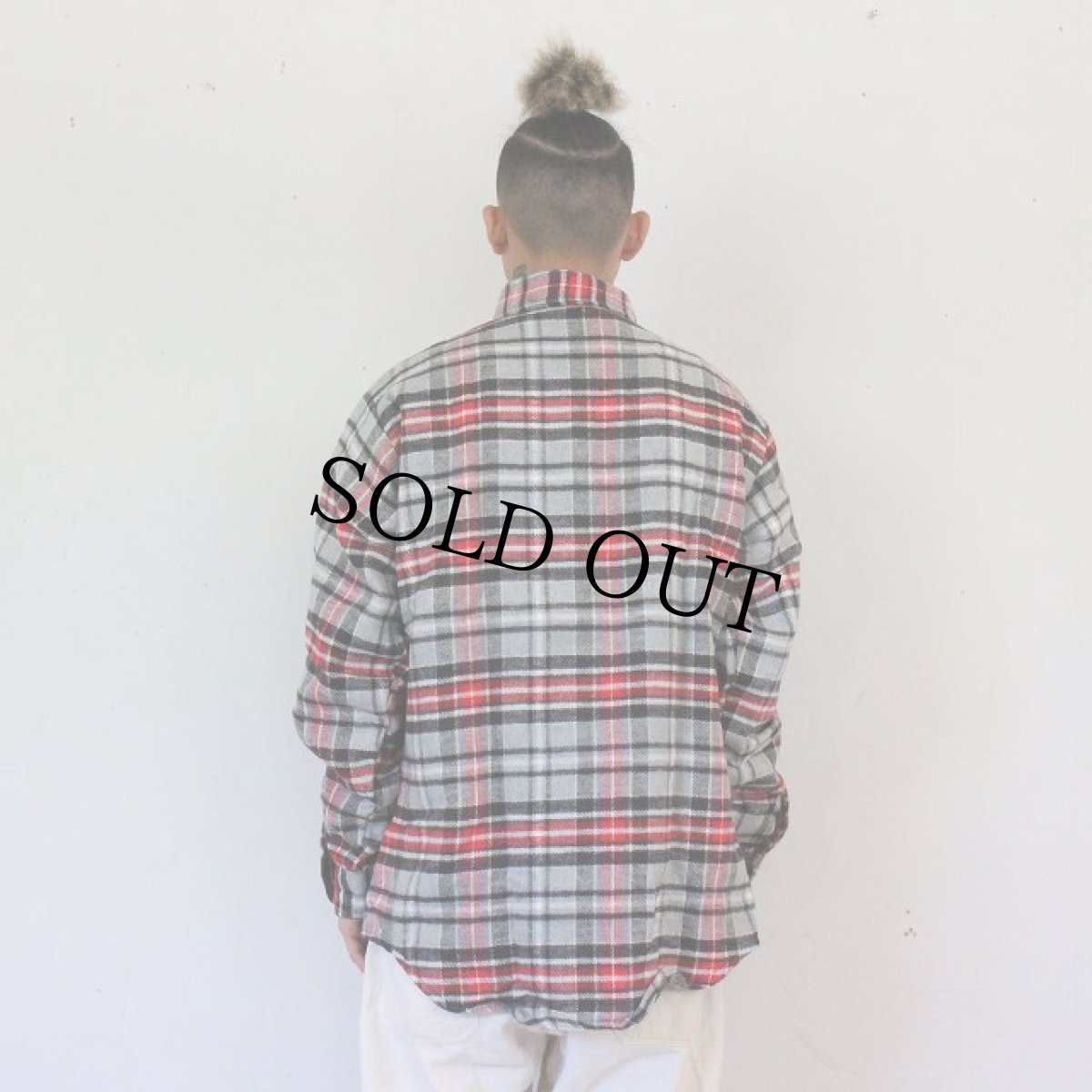 画像4: 70's BIGMAC チェック柄 コットンネルシャツ DEADSTOCK (4)