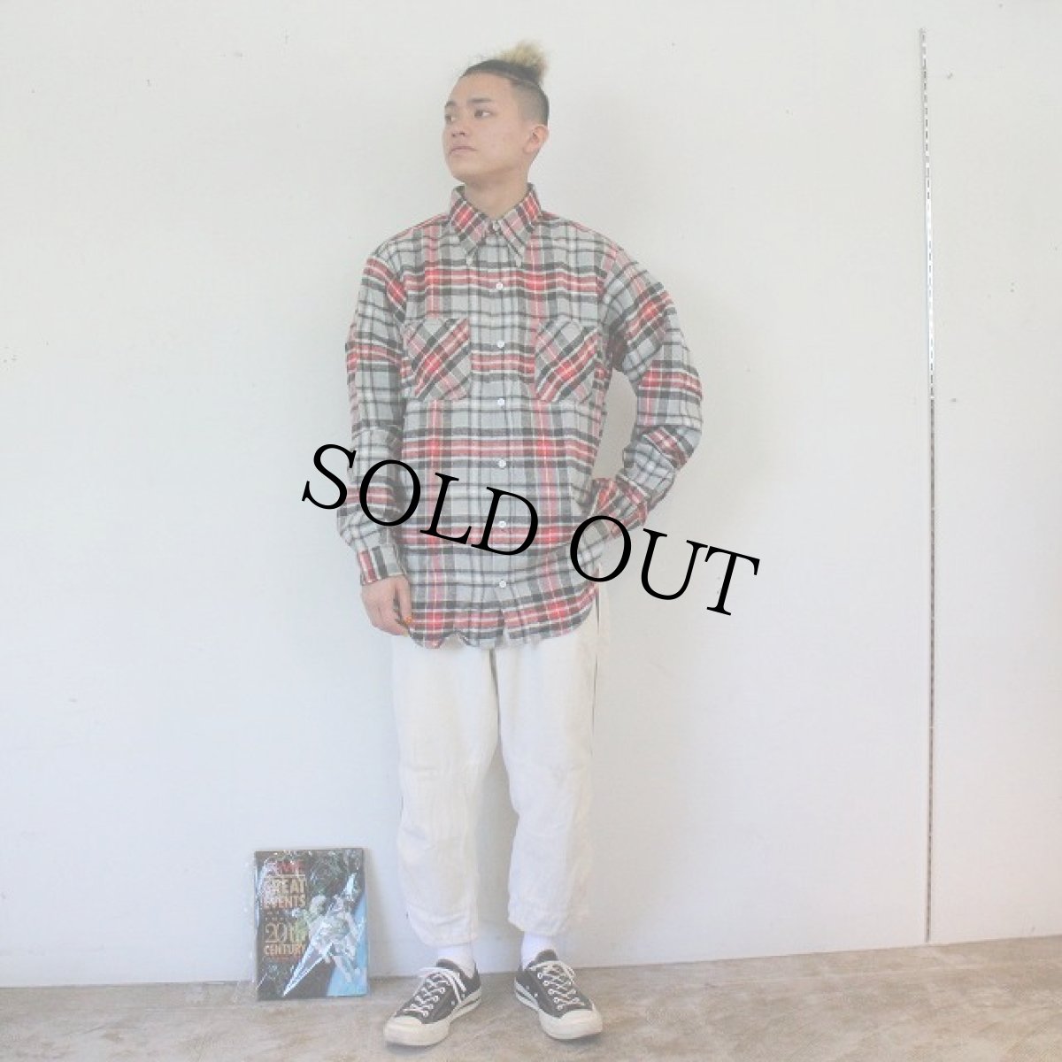 画像5: 70's BIGMAC チェック柄 コットンネルシャツ DEADSTOCK (5)